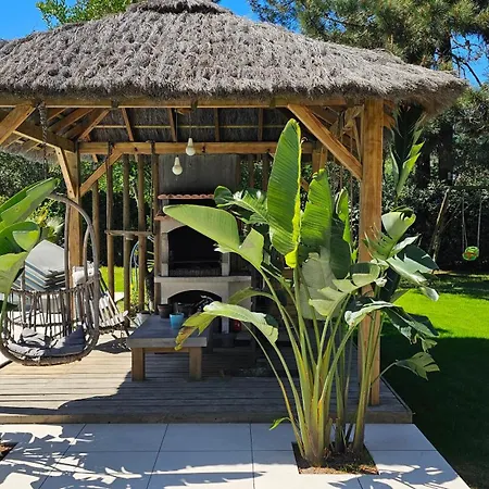 Proche Mer/piscine Chauffee Et Securisee/climatisation Lacanau